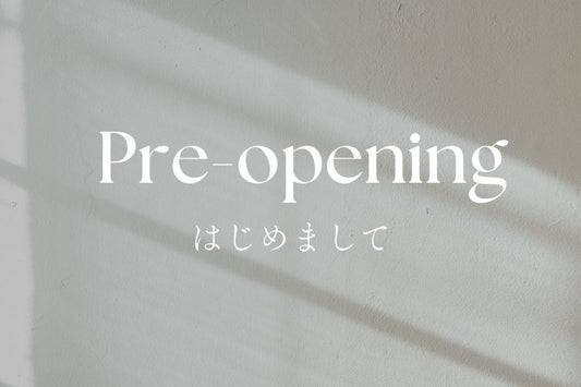 PRE‐OPENING